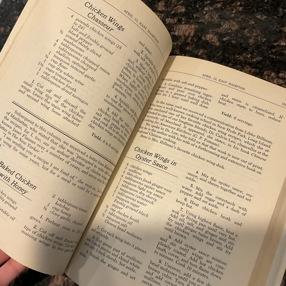 Craig Claiborne's Favorites Cookbook 1976